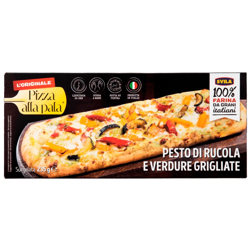 Pizza alla Pala Pesto di Rucola e Verdure Grigliate 235g